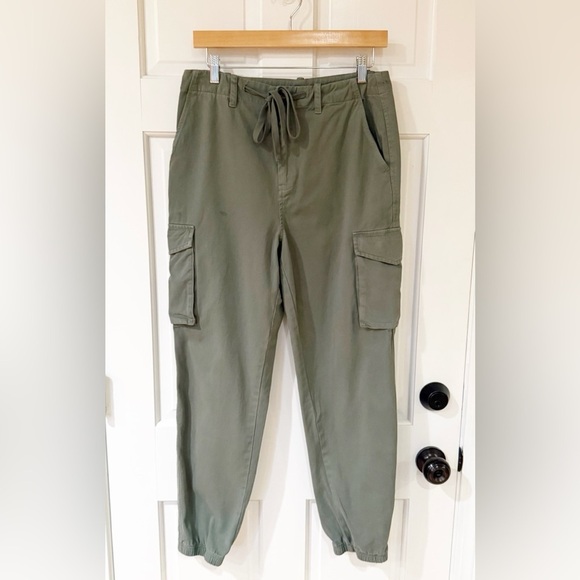 Z Supply Andi Twill Cargo Pant in Evergreen M - Picture 4 of 13